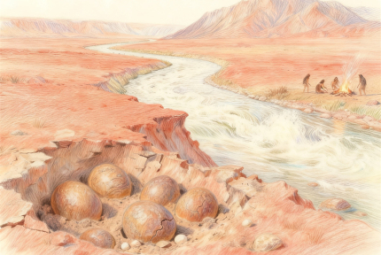 百万年前，汉江向十堰青龙山高处奔流